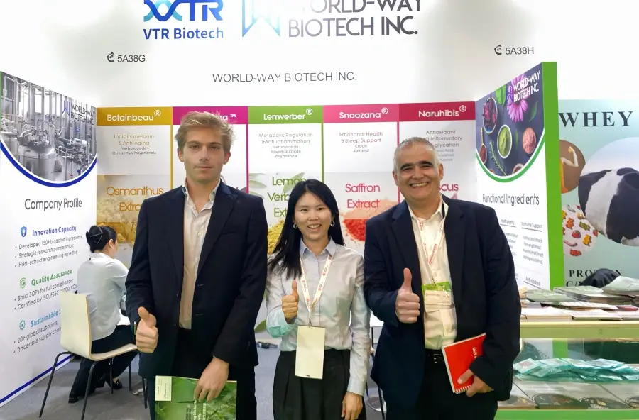 World-Way Biotech Shines at Vitafoods Europe 2026 World-Way Biotech Shines at Vitafoods Europe 2026